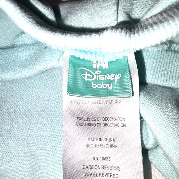 Longsleeve light teal shirt & pants, Minnie Mouse, size 0-3M, Disney Baby - Picture 7 of 8